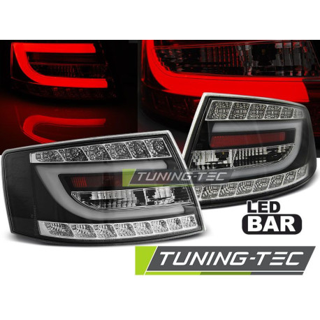 Világítás TUNING-TEC LED hátsó lámpák AUDI A6 C6 SEDAN 04.04-08 6PIN-hez (LIMOUSINE), fekete | race-shop.hu