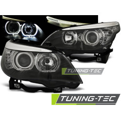 FÉNYSZÓRÓ ANGEL EYES LED FEKETE BMW E60/E61 03-07