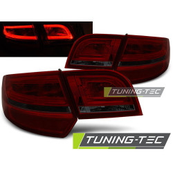 LED HÁTSÓ LÁMPÁK PIROS FÜSTSZÍNű AUDI A3 8P 04-08 SPORTBACK