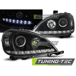 TUNING-TEC első lámpák (DRL) MERCEDES W163 ML M-KLASA 03.98-08.01-hez (H1), fekete