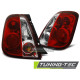 Világítás TUNING-TEC hátsó lámpák FIAT 500 07-hez, piros-fehér | race-shop.hu