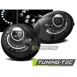 TUNING-TEC első lámpák (DRL) VW NEW BEETLE 10.98-05.05-höz (H7), fekete