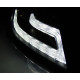 Világítás TUNING-TEC első lámpák (True DRL) AUDI A4 B8 04.08-11-hez (H7), fekete | race-shop.hu