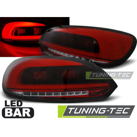 Világítás TUNING-TEC LED hátsó lámpák (LED Bar) LDVWC2 VW SCIROCCO III 08-04.14-hez, piros-füstös | race-shop.hu