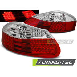 LED HÁTSÓ LÁMPÁK PIROS FEHÉR PORSCHE BOXSTER 96-04
