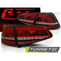 TUNING-TEC LED hátsó lámpák (Sport) VW GOLF 7 13-17-hez (HATCHBACK), piros-fehér