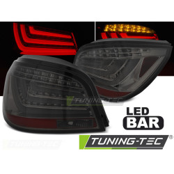 TUNING-TEC LED hátsó lámpák (LED Bar) BMW E60 07.03-02.07-hez (LIMOUSINE), füstös