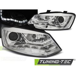 TUNING-TEC első lámpák (DRL) VW POLO 6R 09-03.14-hez (H9), króm
