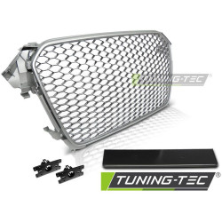 TUNING-TEC hűtőrács (Sport) AUDI A4 (B8) 11.11-15-höz, ezüst króm