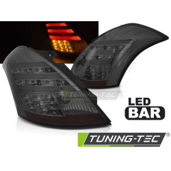 TUNING-TEC LED hátsó lámpák (LED Bar) SUZUKI SWIFT V 10-hoz, füstös