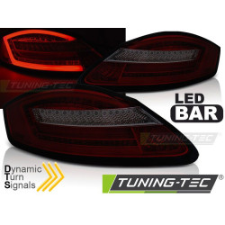 LED Hátsó lámpa piros FÜSTSZÍN SEQ PORSCHE BOXSTER 987 / CAYMAN 05-08