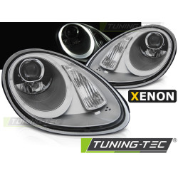 TUNING-TEC első lámpák XENON PORSCHE BOXSTER / CAYMAN 987 05-08-hoz (D2S), ezüst