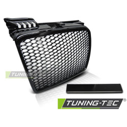 TUNING-TEC hűtőrács (Sport) GRILL AUDI A4 (B7) 11.04-03.08-hoz, fényes fekete