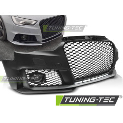 ELÜLSŐ LÖKHÁRÍTÓ SPORT FÉNYES FEKETE AUDI A3 12-16