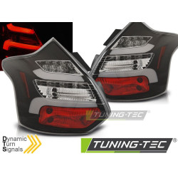 FORD FOCUS 3 11-10.14 HATCHBACK fekete LED SEQ IND.