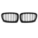 Body kitek és vizuális kiegészítők TUNING-TEC hűtőrács (Double Bar Sport Look) BMW F20 F21 11-12.14-hez, fényes fekete | race-shop.hu