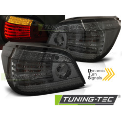 TUNING-TEC LED hátsó lámpák (SEQ) BMW E60 07.03-07-hez, füstös