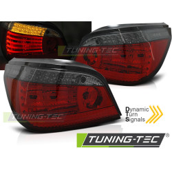 LED HÁTSÓ LÁMPÁK PIROS FÜSTSZÍNű SEQ BMW E60 LCI 03.07-12.09