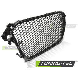 Sport hűtőrács fényes FRAME fekete PDC AUDI A4 B8 11.11-15