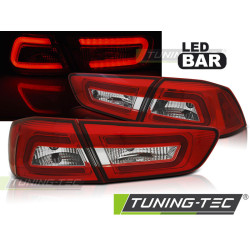 MITSUBISHI LANCER 8 SEDAN 08-11 VÖRÖS FEHÉR LED BAR