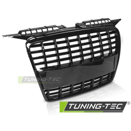 Body kitek és vizuális kiegészítők Hűtőrács SPORT FÉNYES FEKETE AUDI A3 05-08 | race-shop.hu