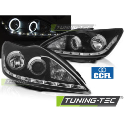 FORD FOCUS II 02.08-10 ANGEL EYES CCFL FEKETE