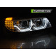 Világítás TUNING-TEC első lámpák (Angel Eyes) 3D BMW E90/E91 05-08-hoz, króm | race-shop.hu