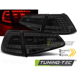 LED Hátsó lámpa SPORT fekete FÜSTSZÍN SEQ VW GOLF 7 13-17