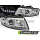 Világítás TUNING-TEC első lámpák (DRL) AUDI A4 B6 CABRIO 02-06-hoz (H1), króm | race-shop.hu