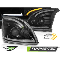TOYOTA LAND CRUISER 120 03-09 Csőfény SEQ LED FEKETE