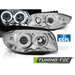 FÉNYSZÓRÓ ANGEL EYES CCFL KRÓM BMW 1 E87/E81/82/88 04-11