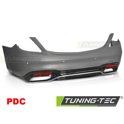 TUNING-TEC hátsó lökhárító (Sport) MERCEDES S-KLASA W222 18-hoz (parkolószenzorral)