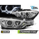 TUNING-TEC első lámpák (Angel Eyes, DRL) XENON BMW F30/F31 10.11 - 05.15-höz (D1S), króm