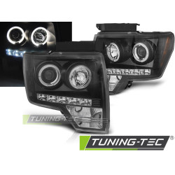 FORD F150 MK12 08-14 ANGEL EYES FEKETE