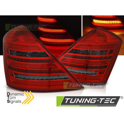 LED HÁTSÓ LÁMPÁK PIROS FÜSTSZÍNű SEQ W222 KINÉZET MERCEDES W221 S-KLASA 05-09