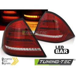LED BAR HÁTSÓ LÁMPÁK PIROS FEHÉR SEQ MERCEDES W203 SEDAN 00-04