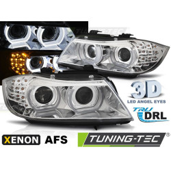TUNING-TEC első lámpák (DRL) XENON BMW E90/E91 09-11-hez (AFS), króm