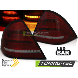 LED BAR HÁTSÓ LÁMPÁK PIROS FÜSTSZÍNű SEQ MERCEDES W203 SEDAN 00-04