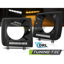 FÉNYSZÓRÓ LED DRL FEKETE MERCEDES W461,W463 01-12