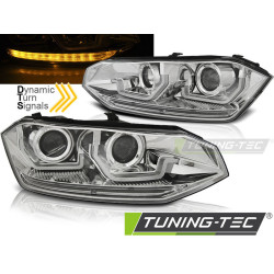 VW POLO VI 2G 17-21 SEQ LED KRÓM