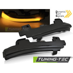 TUNING-TEC visszapillantó tükör irányjelzők VOLVO S60 V40 V60 V70-hoz, füstös