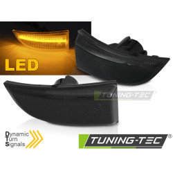 TUNING-TEC visszapillantó tükör irányjelzők (SEQ) RENAULT SCENIC III / MEGANE III-hez, füstös