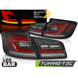 TUNING-TEC LED hátsó lámpák (LED Bar, SEQ) BMW F10 10-16-hoz, fekete