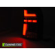 Világítás TUNING-TEC LED hátsó lámpák (LED Bar, SEQ) VW T6 15-19-hez (gyári izzós lámpához), piros-füstös, V2 | race-shop.hu