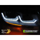 Világítás TUNING-TEC első lámpák (Tube Light, DRL, SEQ) VW T6.1 20-hoz (H7), fekete | race-shop.hu
