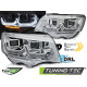 Világítás TUNING-TEC első lámpák (Tube Light, DRL, SEQ) VW T6.1 20-hoz (H7), króm | race-shop.hu