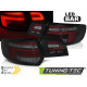 TUNING-TEC LED hátsó lámpák (LED Bar, SEQ) AUDI A3 8P 5D 08-12-höz, fekete, piros