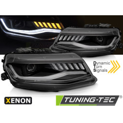 XENON projektoros fényszórók CHEVROLET CAMARO 16-18 HID SEQ FEKETE