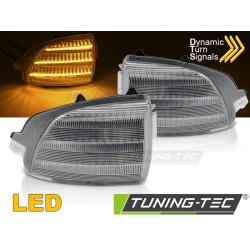 TUNING-TEC visszapillantó tükör irányjelzők VOLVO XC70 XC90 06-14-hez, fehér