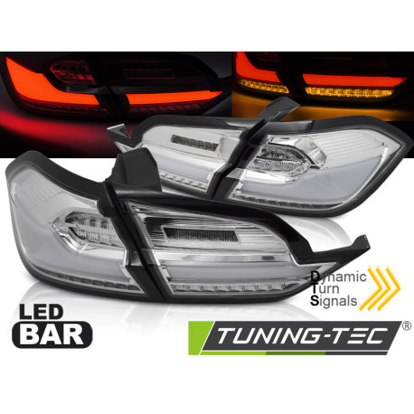 Világítás TUNING-TEC LED hátsó lámpák FORD FIESTA MK8 17-21 HATCHBACK-hez, króm | race-shop.hu